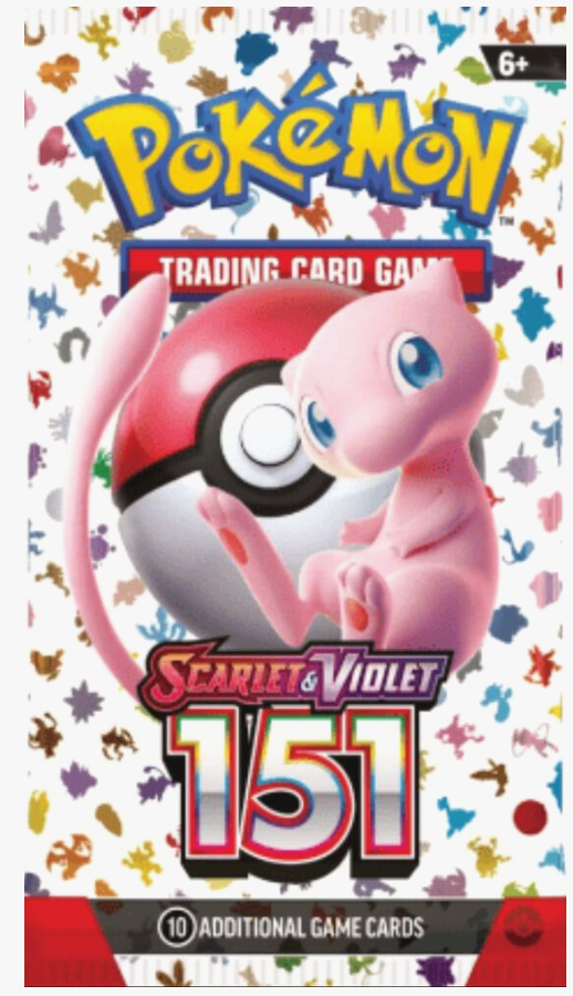 Scarlet & Violet 151 Booster Pack English Factory Sealed Pokemon 2023