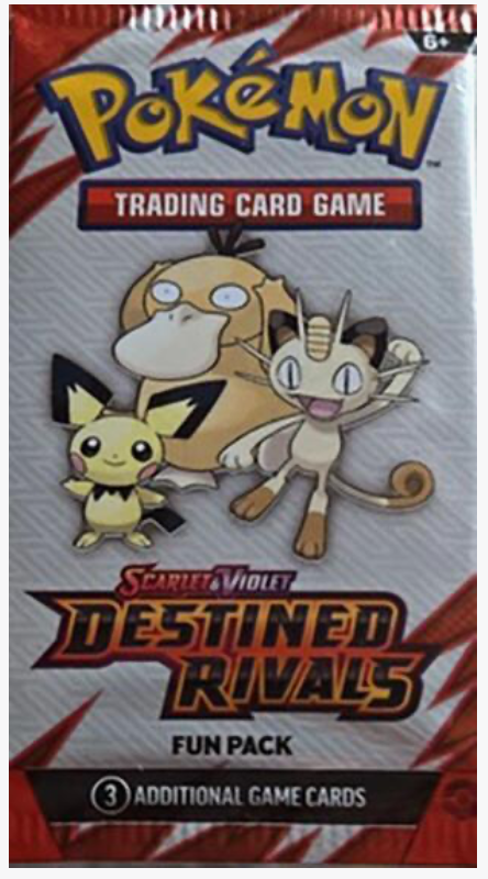 Pokemon Destined Rivals Fun Pack (Sealed Pack with 3 Cards)