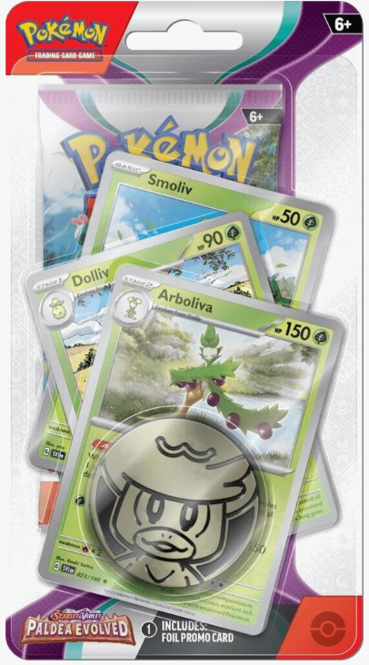 Pokemon Paldea Evolved  Premium Checklane Blisters Set