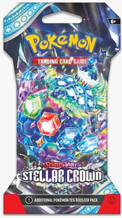 Pokemon TCG Stellar Crown Sleeved Booster Pack