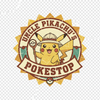 Uncle Pikachu's Pokestop Logo